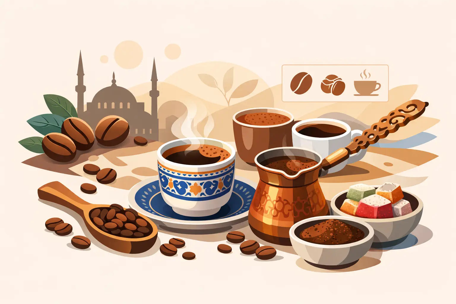 دليل اختيار قهوة تركية مناسبة لذوقك