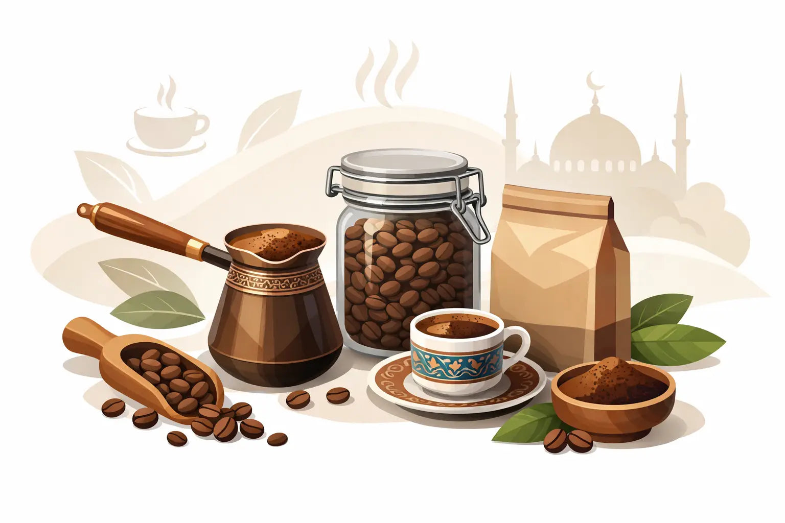 كيف تحفظ القهوة التركية وتحافظ على نكهتها