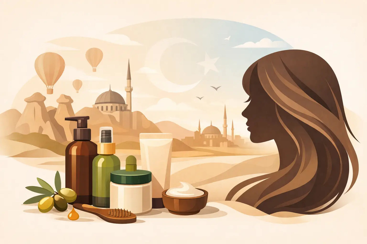 مستحضرات شعر تركية أصلية لروتين يناسب شعرك