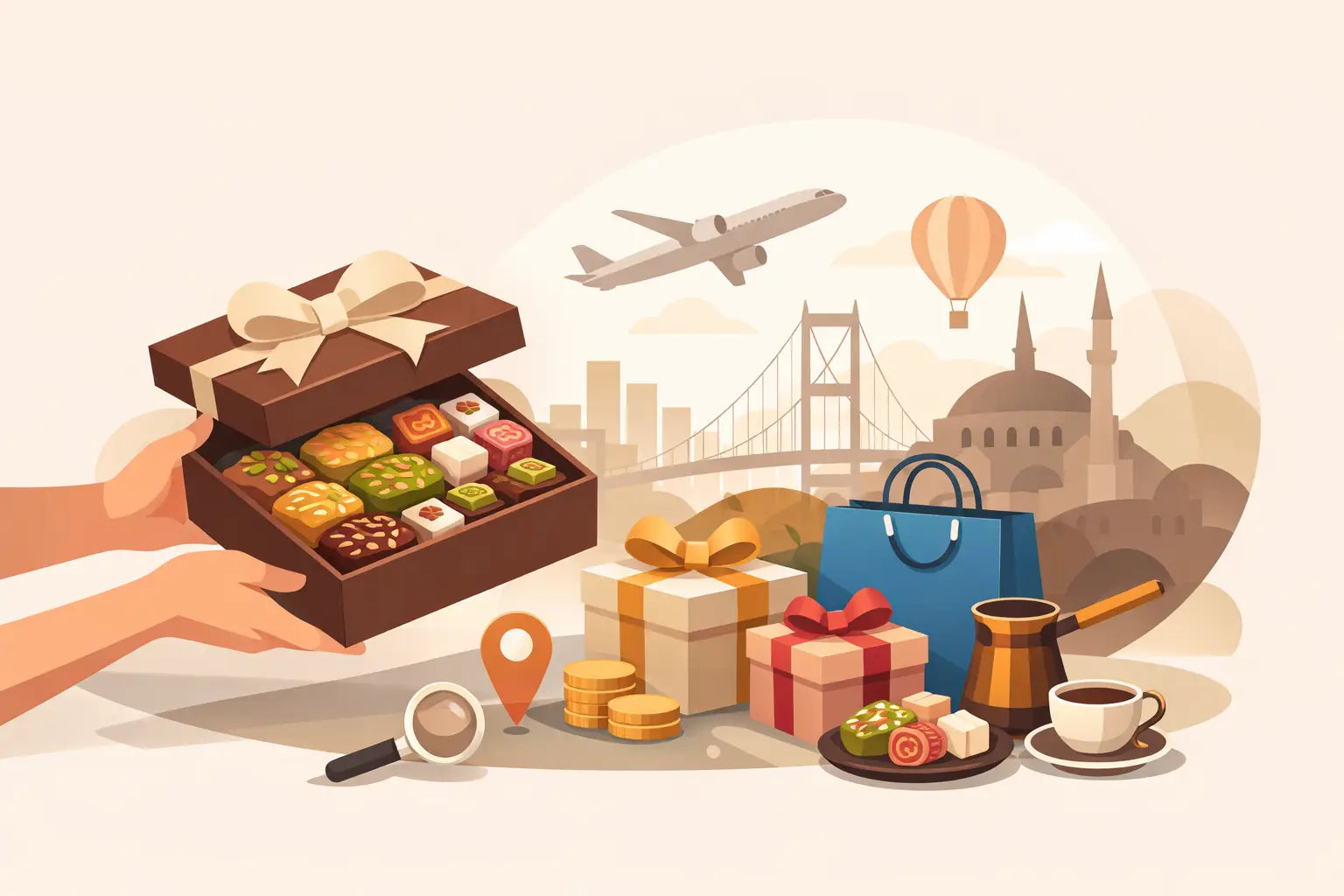 كيفية شراء حلويات تركية للهدايا بذكاء