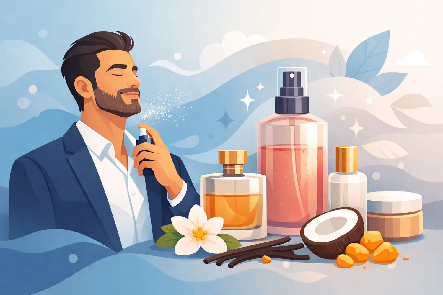 كريم أيوب صبري مع البودي سبلاش وروتين رائحة ثابتة