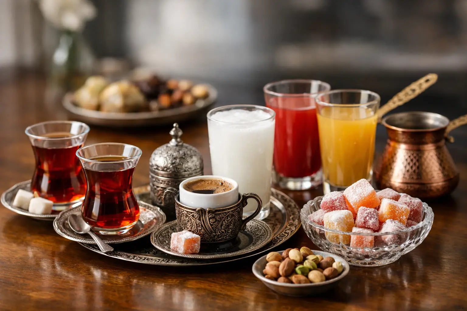 أفضل مشروبات تركية للضيافة في كل مناسبة