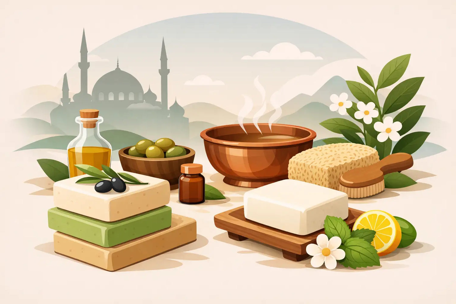 صابون أيوب صبري التركي لنظافة يومية بروائح طبيعية