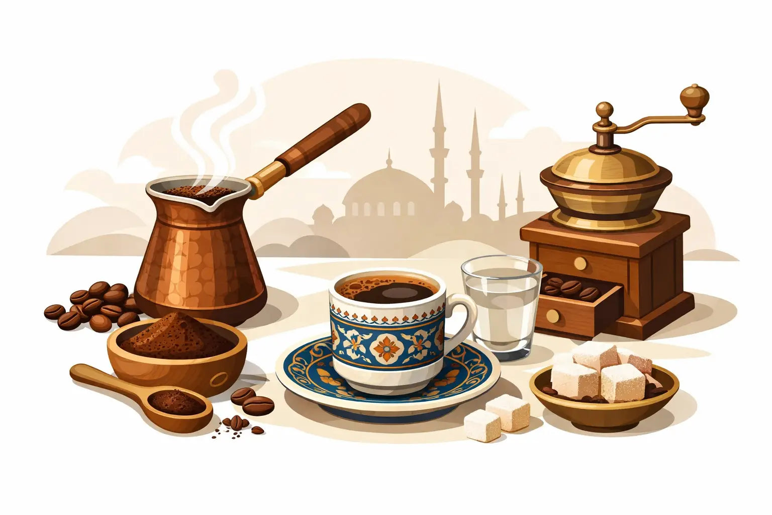 دليل شراء قهوة تركية للمبتدئين واختيار الطعم الأصيل