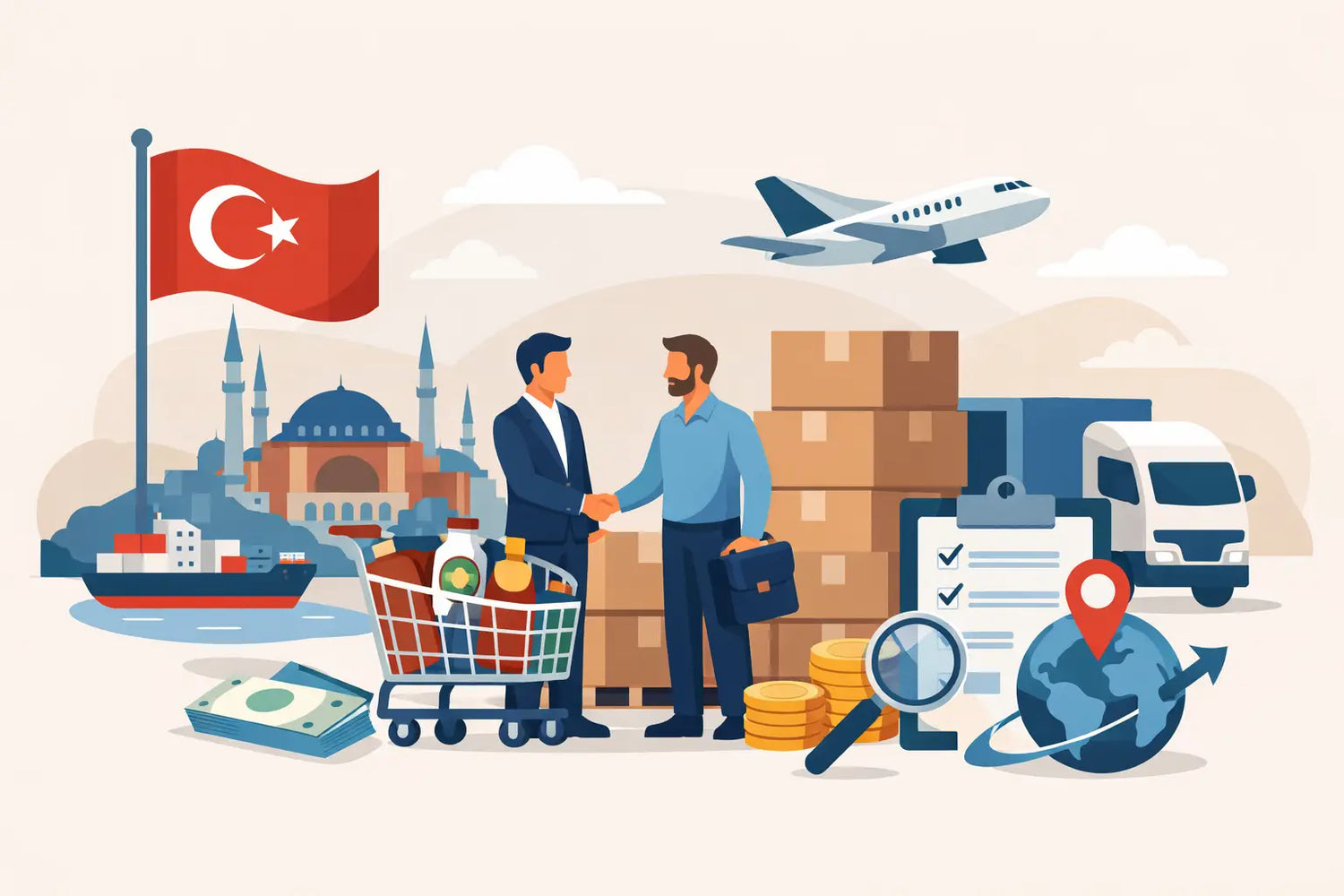 شراء منتجات تركية بالجملة بطريقة موثوقة