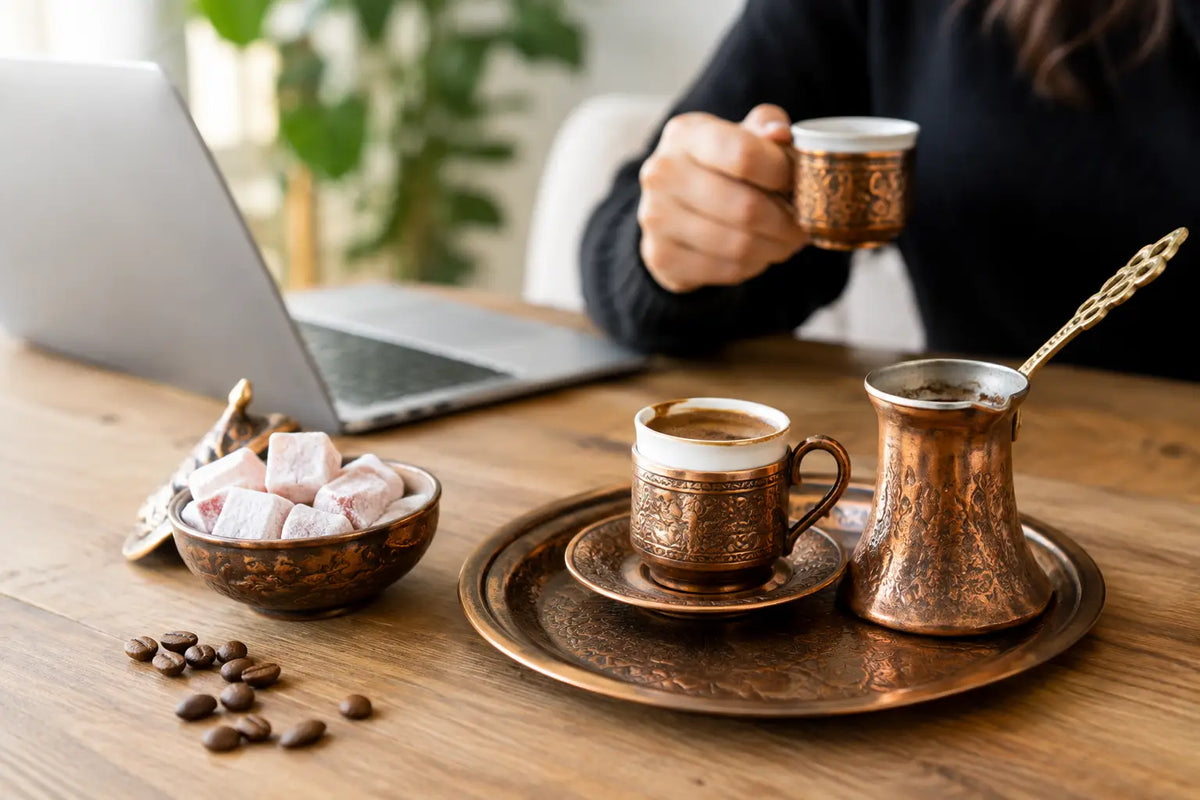 دراسة حالة بيع قهوة تركية وبناء ولاء العملاء