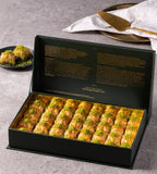 Dry baklava with pistachio in a special box 1 kg from Karakoy Guluoglu