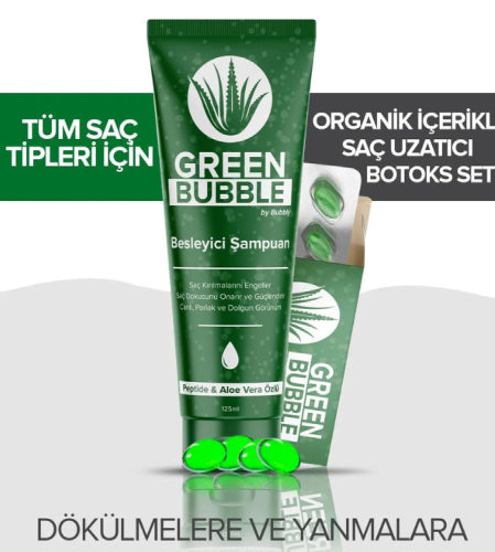 Green Bubble Keratin Green Capsules Set