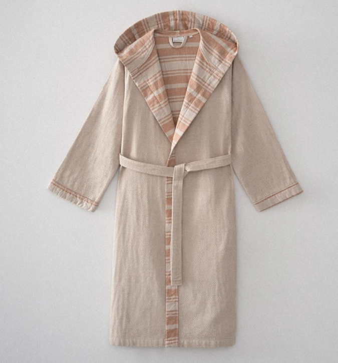 رداء حمام نسائي من الموسلين العضوي