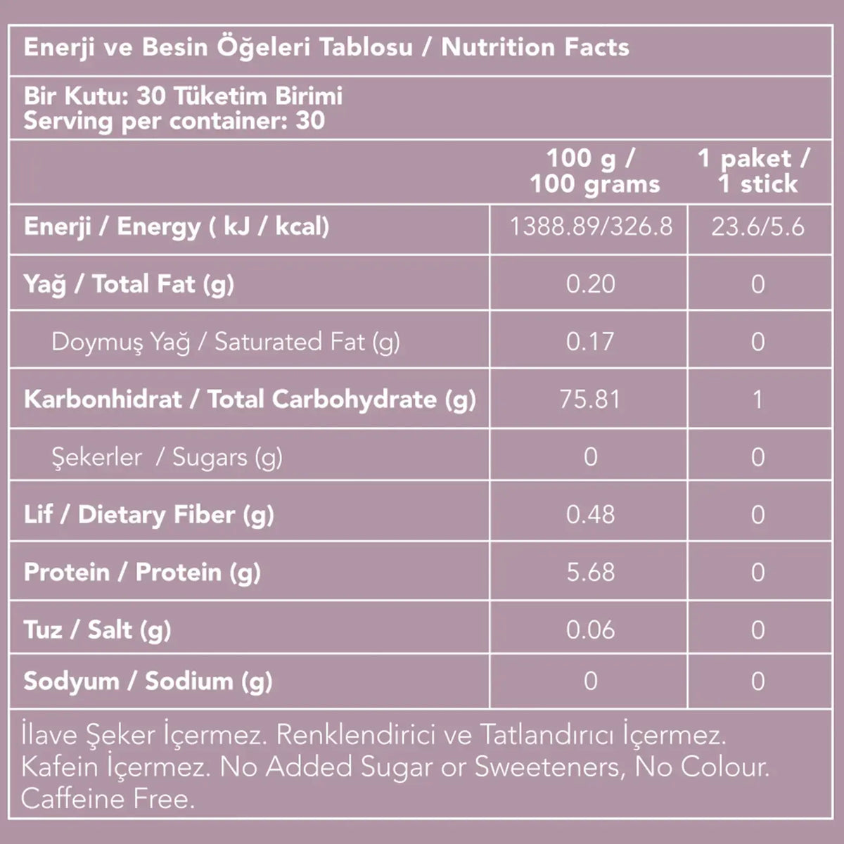 معلومات شاي Nutriplus Serenity من فارمسي