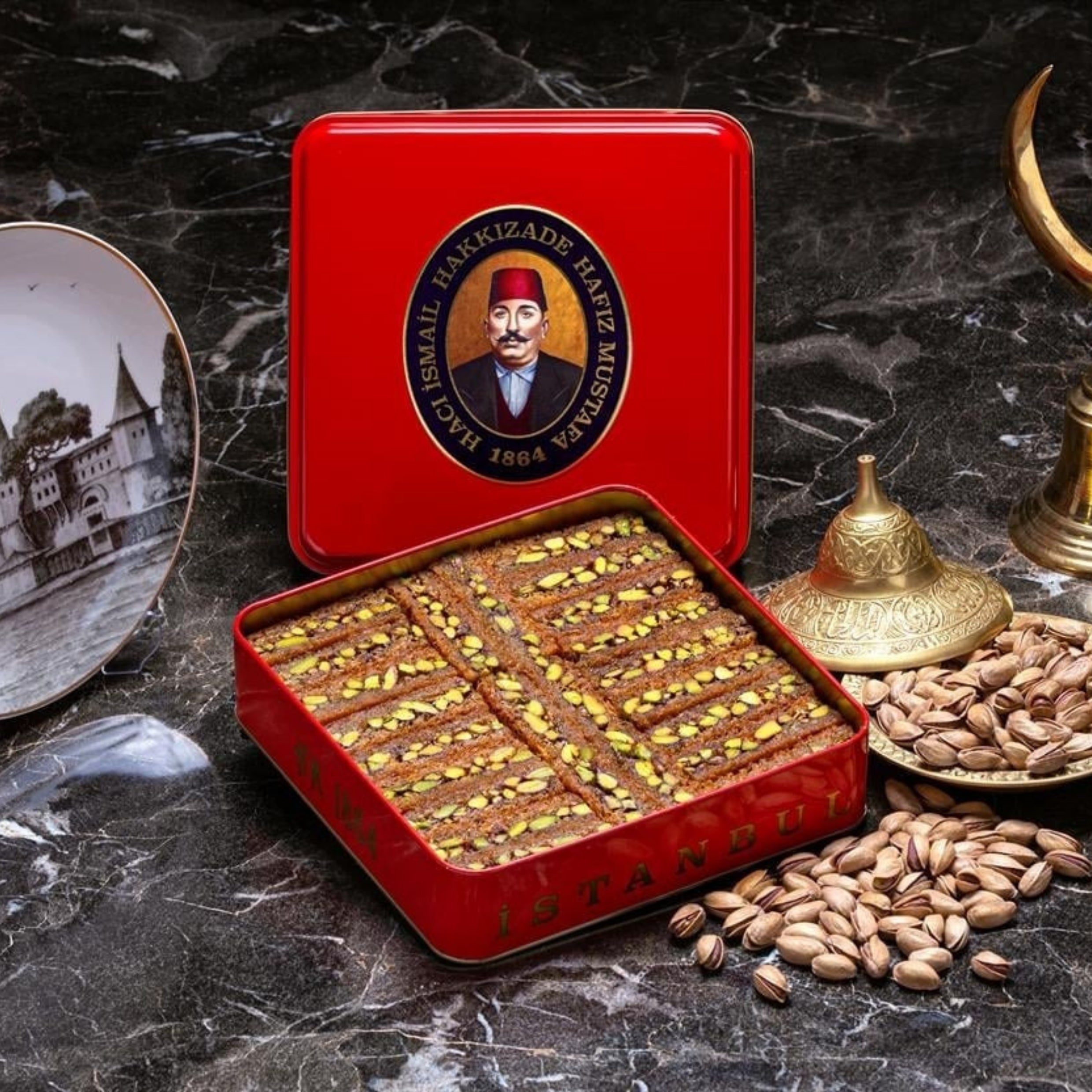 Ottoman Qatayef with Pistachios by Hafiz Mustafa