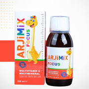 Argi Mix Focus Syrup 150ml to support concentration and growth