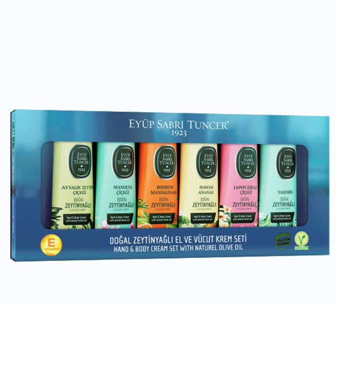 Natural Olive Oil Hand and Body Cream 50 ml Set of 6 - Eyoub Sabri Toner