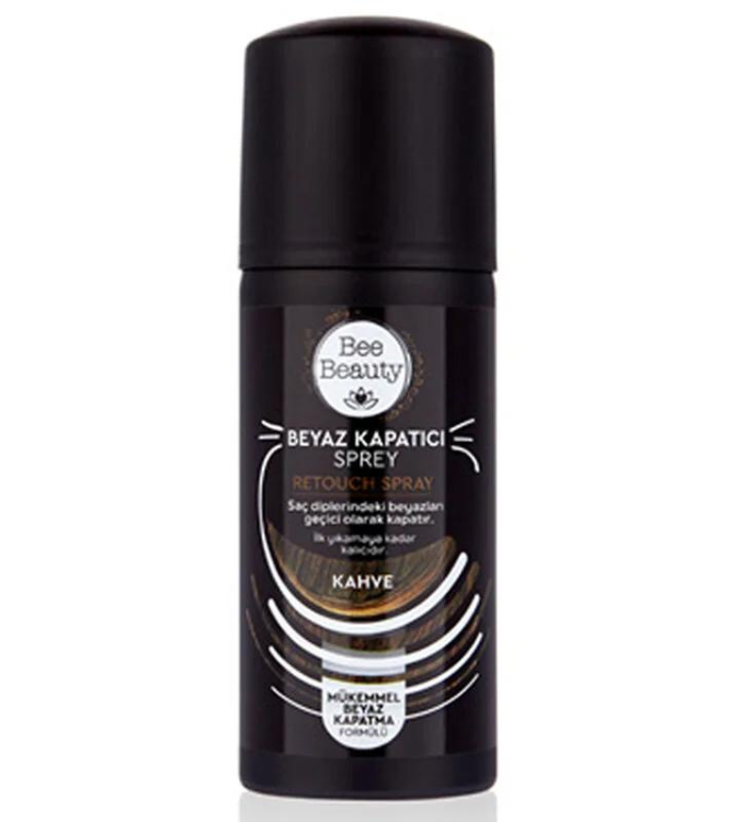 Bee Beauty Covering Spray for White Hair with Brown Color - 75 ml