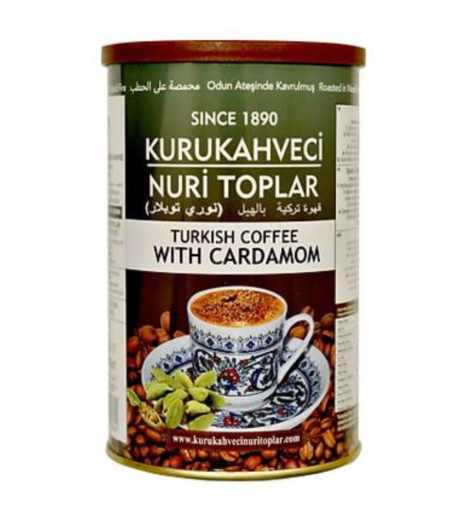 Turkish coffee with cardamom 250 grams - Nuri Toplar