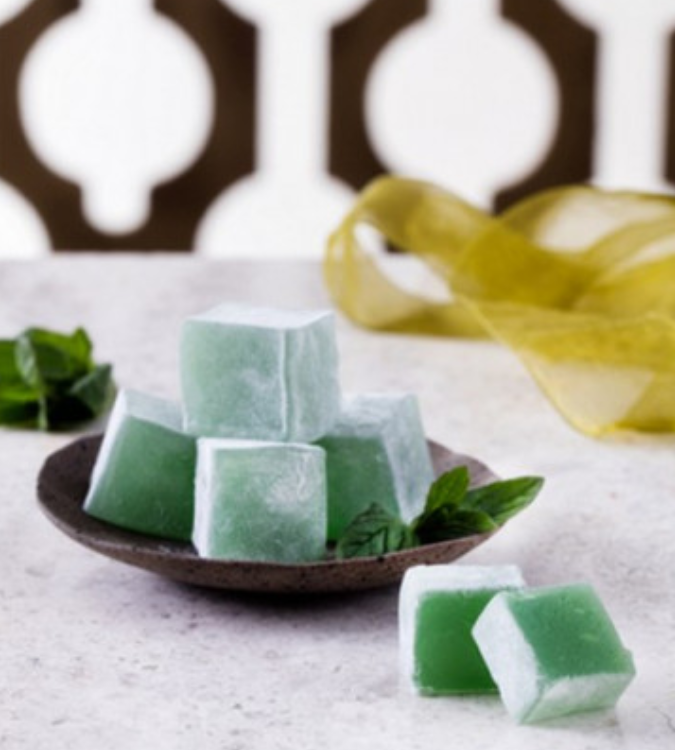 Turkish Delight Plain with Mint - 1kg - Hafiz Mustafa