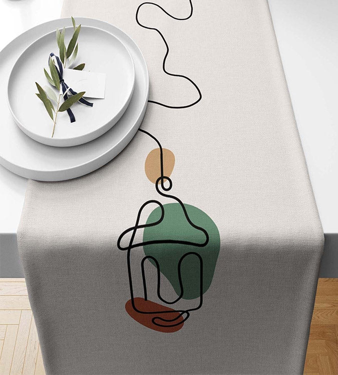 عداء رمضان من البوليستر مقاس 40x140 سم