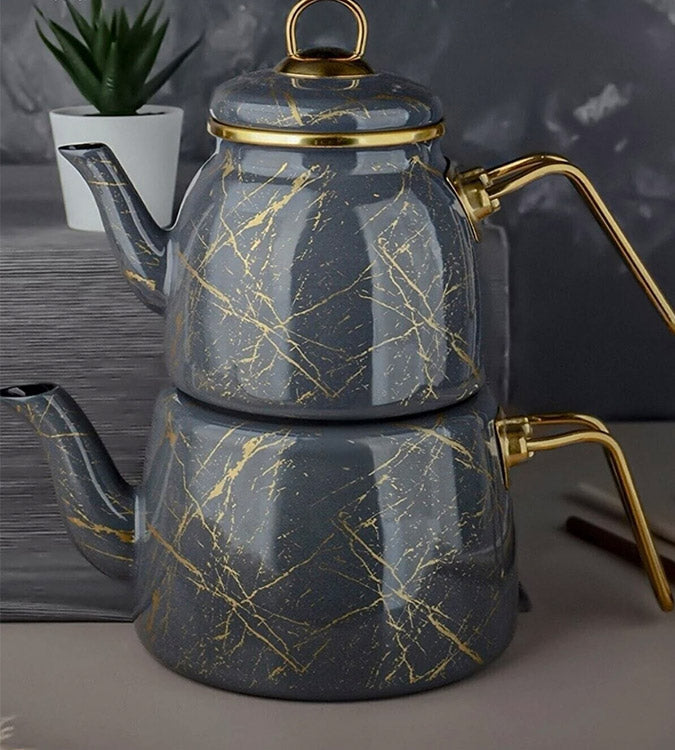 Otto's Dort Istanbul Enameled Teapot Set.