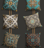 6-piece pillow cover set, blue