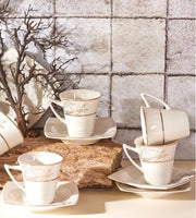 طقم فناجين قهوة تركية من كراجا ل6 أشخاص