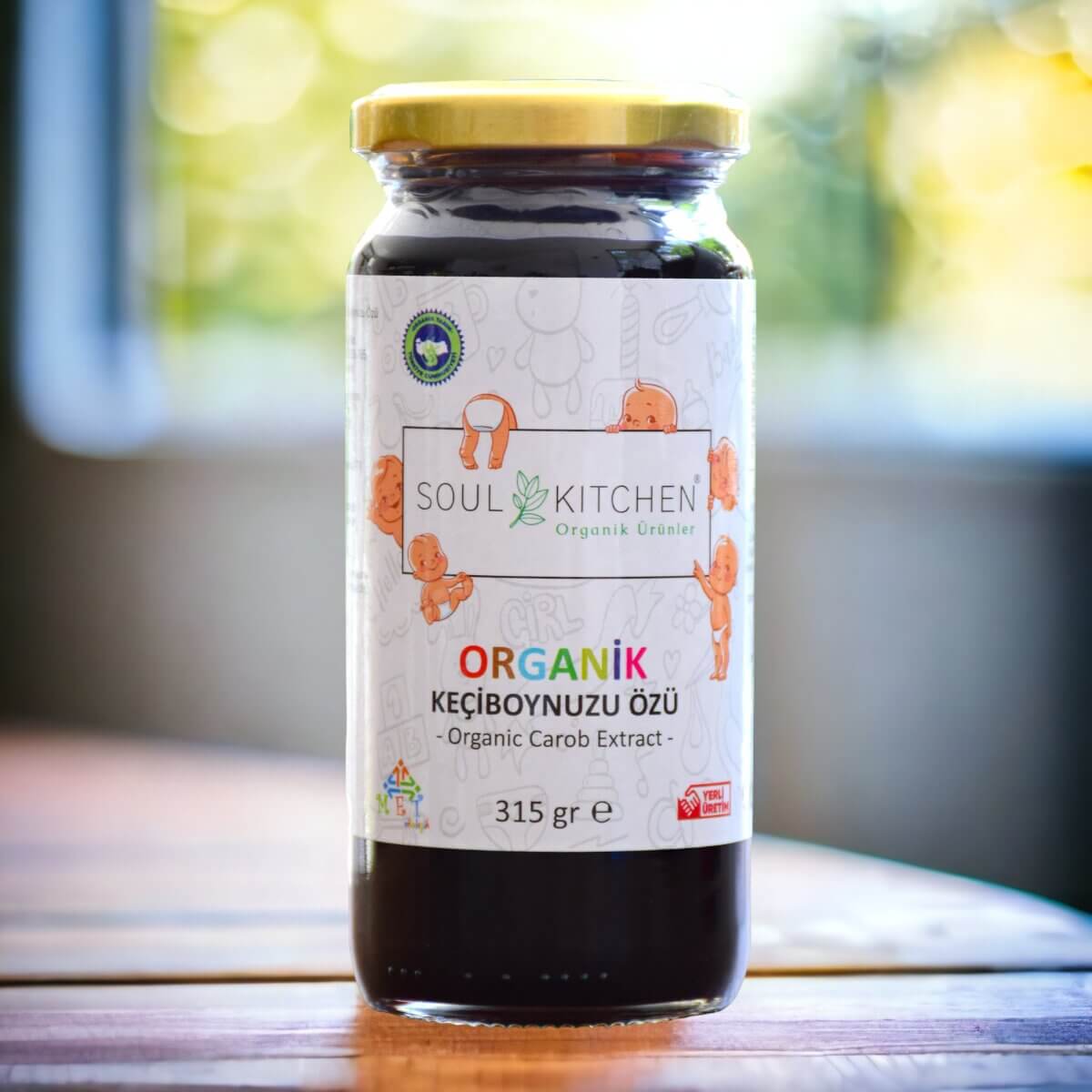 Organic carob extract for children 315 grams (cold pressed)