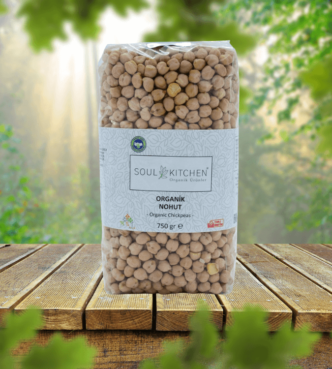 Organic chickpeas 750 grams