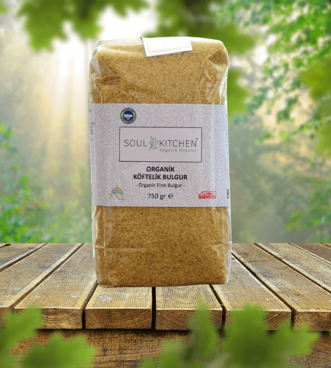 Organic fine bulgur for kofta 750 grams