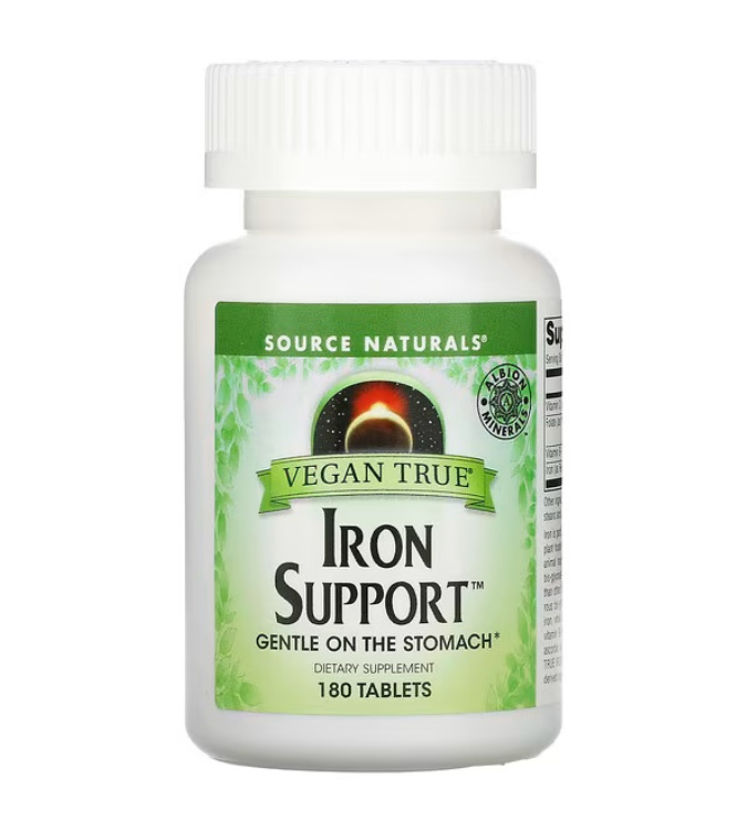 Source Naturals Natural Iron Supplement 180 Tablets