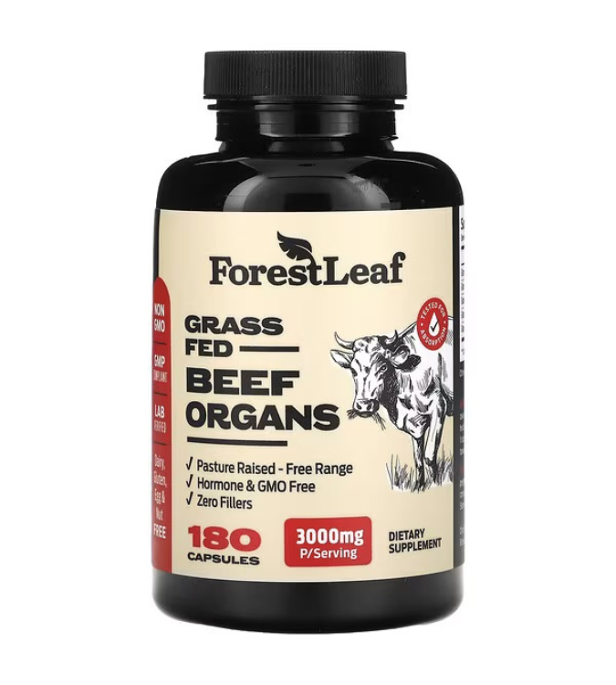 Natural Viscera Extract Supplement 180 Capsules