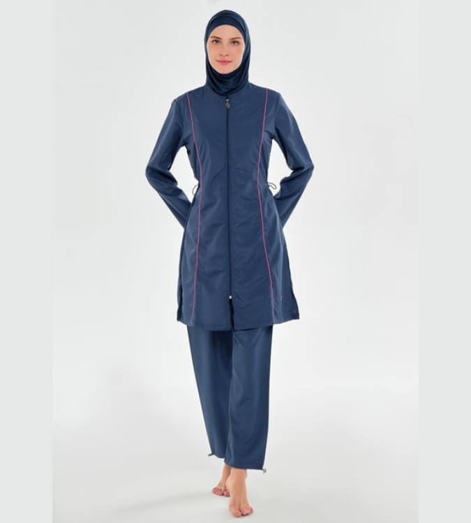 Modest design long sleeve burkini - lightweight, stylish and suitable for swimming