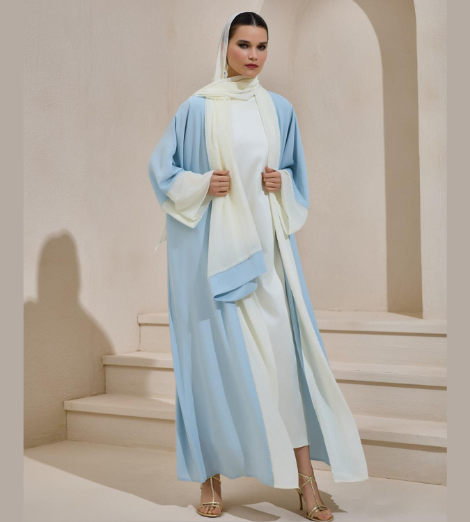 Ramadan Abaya with Luxurious Design and Scarf