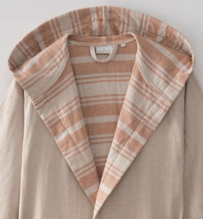 رداء حمام نسائي من الموسلين العضوي