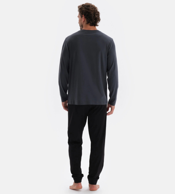 Men's long-sleeved modal pajamas