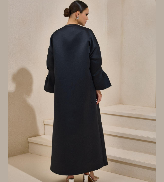 Bella satin abaya