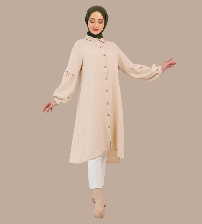 Beige tunic from Tester Dunyasi