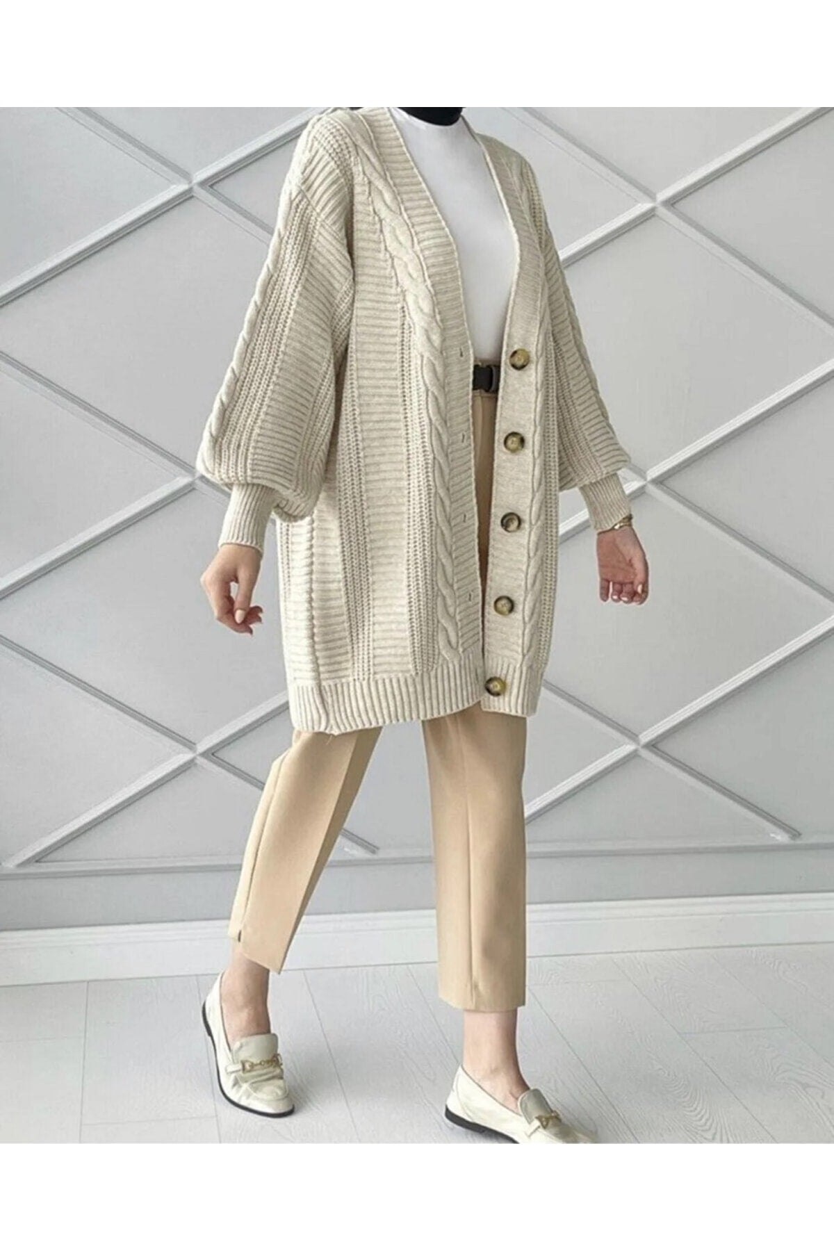 Thick knitted jacket from Tester Fashion