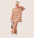 Striped knitwear set from Rimmel Fashion