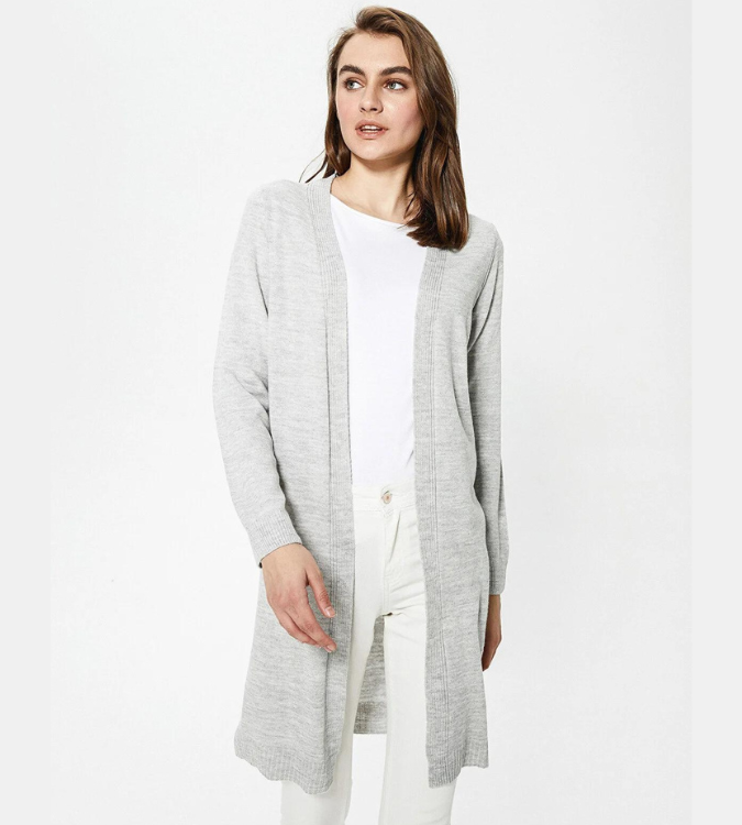 Women's Silver Knitted Jacket - LCY Kiki