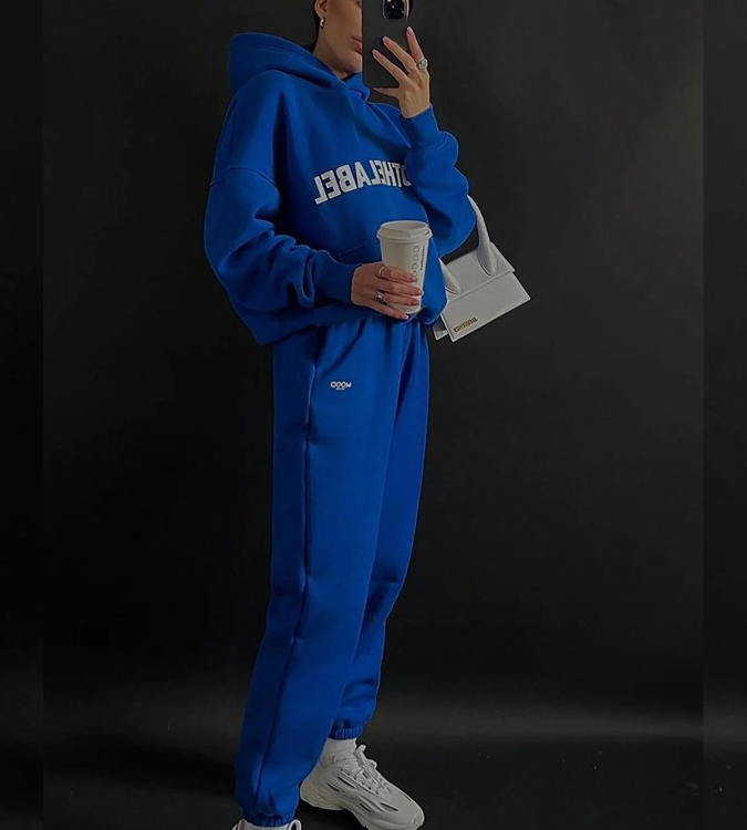 Women's Winter Oversized Sports Pajamas