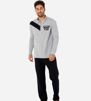 بيجاما رجالي شتوي باللون الرمادي من دو ري مي