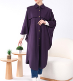 Women's winter coat with buttons