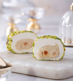 Turkish delight stuffed with hazelnut paste and topped with pistachios 500g - Şikarçı Cevır Erol