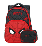 Spider-Man school backpack with lunch box