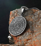 925 silver necklace engraved with Surat Al-Ikhlas and verses from the Qur’an - for men