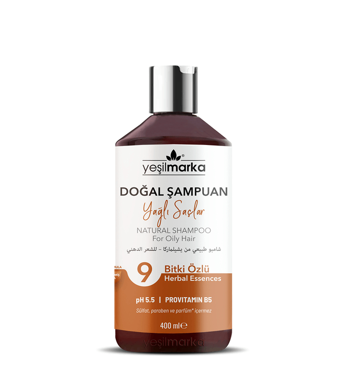 Yesil Natural Shampoo for Oily Hair - 400 ml