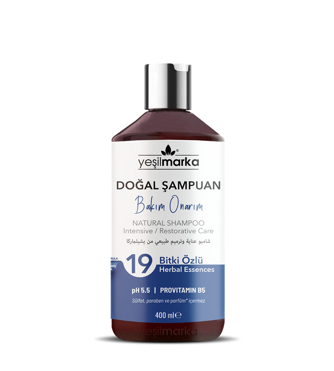 Repair and natural care shampoo from Yesil brand