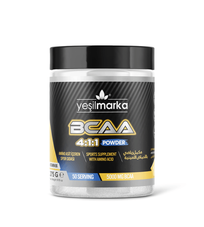 BCAA sports supplement with amino acids with pineapple flavor from Yeshil brand - 275 g| Mall of Türkiye