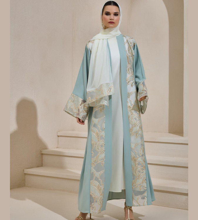 Maria Abaya with luxurious design and scarf