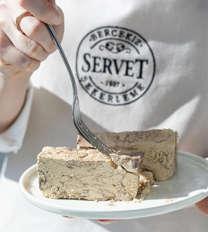 Fresh tahini halva with cocoa without added sugar 400 grams