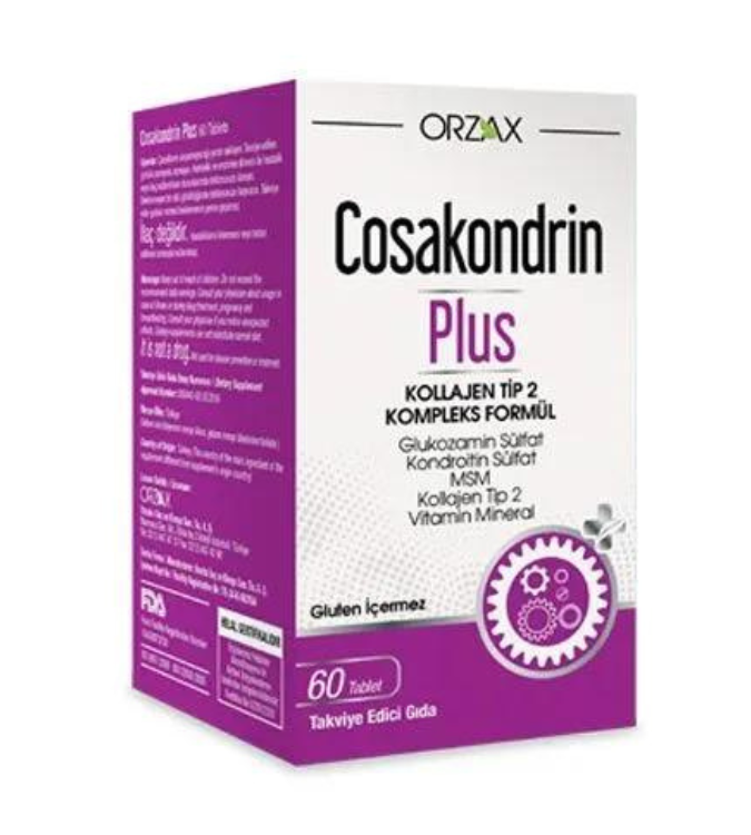 Orzax Kosacondrin Plus Dietary Supplement 60 Tablets